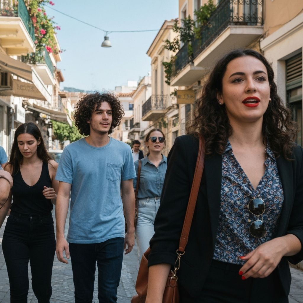 People engaged in everyday activities